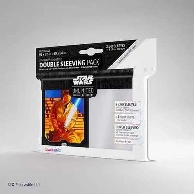 Unit Gamegenic Star Wars: Unlimited Double Sleeving Pack - LukeSkywalkerr