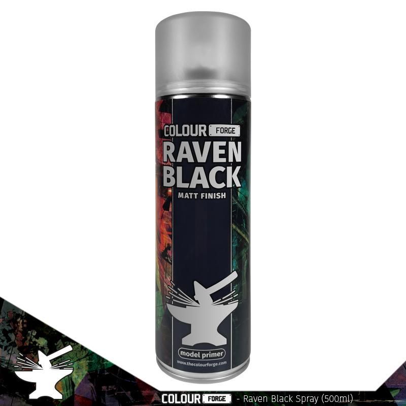 Colour Forge Raven Black Spray (500Ml) Colour Forge Raven Black Spray (500Ml)