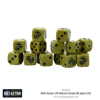 Us Marine Corps D6 Dice (16)