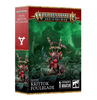Skaven: Krittok Foulblade Warhammer Age of Sigmar Skaven: Krittok Foulblade Warhammer Age of Sigmar