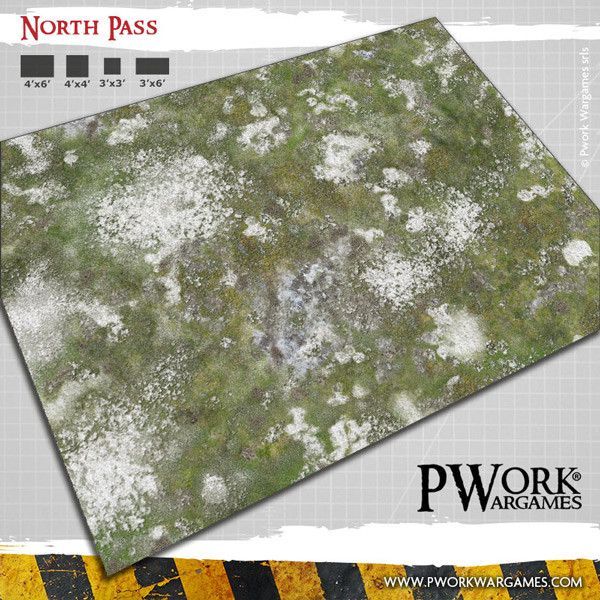 North Pass - Wargames Terrain Mat - Pworks Wargaming