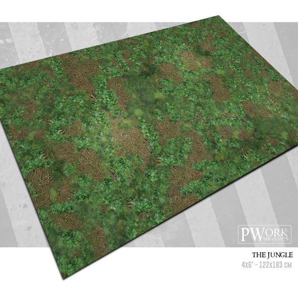 The Jungle - Wargame Mat    - Pworks Wargaming