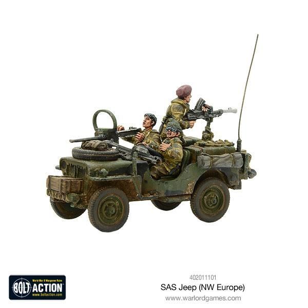 SAS Jeep (NW Europe) Blister - Warlord Bolt Action