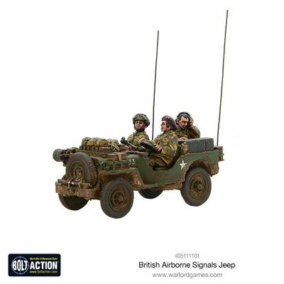 British Airborne Signals Jeep - (Blister) Warlord Bolt Action