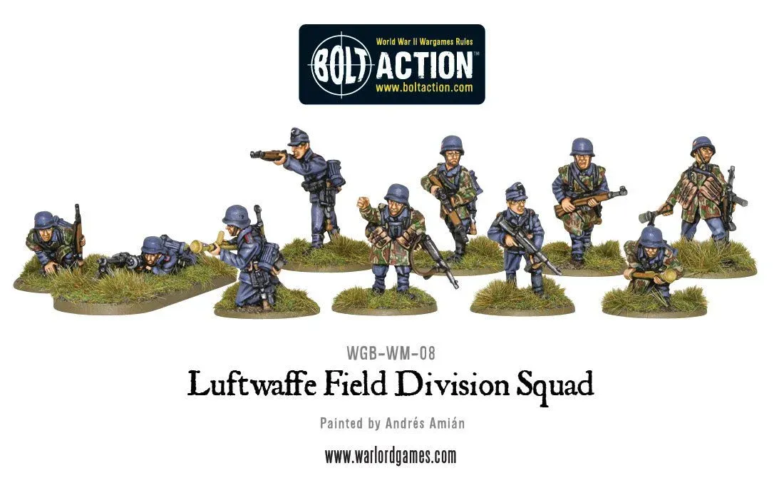 Luftwaffe Field Division Squad - Warlord Bolt Action