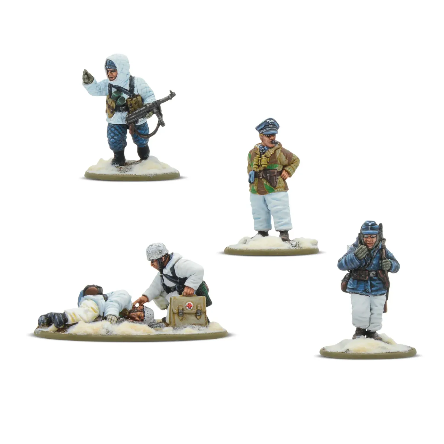 Fallschirmjager (Winter) Hq - Warlord Bolt Action