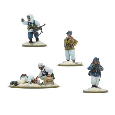 Fallschirmjager (Winter) Hq - Warlord Bolt Action Fallschirmjager (Winter) Hq - Warlord Bolt Action