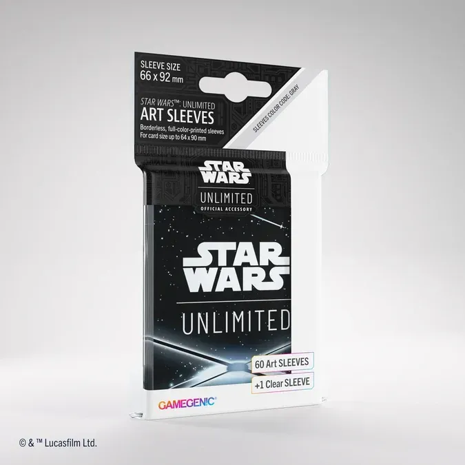 Gamegenic Star Wars: Unlimited Art Sleeves - Space Black