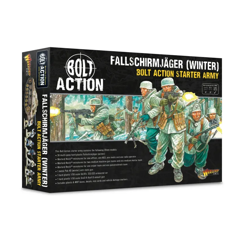 German (Winter) Fallschirmjager Starter Army German (Winter) Fallschirmjager Starter Army