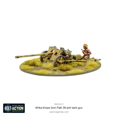 German Afrika Korps 5Cm Pak 38 Anti Tank Gun German Afrika Korps 5Cm Pak 38 Anti Tank Gun
