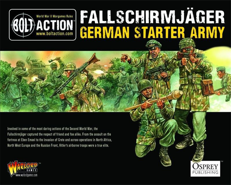 German Fallshirmjager Army Box German Fallshirmjager Army Box