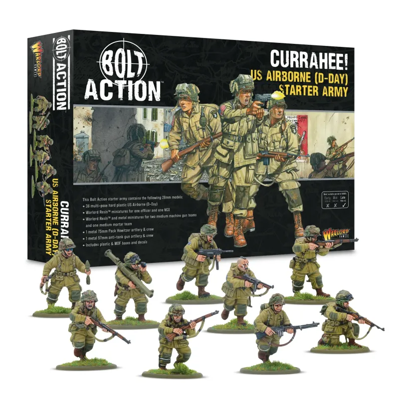 Currahee! US Airborne (D-Day) Starter Army - Warlord Games Bolt Action