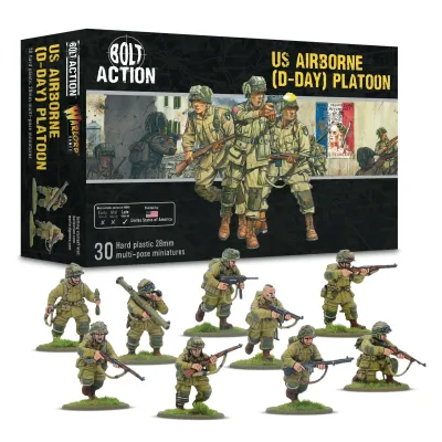 US Airborne (D-Day) Platoon - Warlord Games Bolt Action