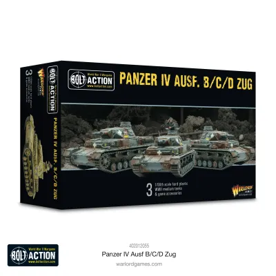 German Panzer Iv Ausf. B/C/D Troop - Bolt Action German Panzer Iv Ausf. B/C/D Troop - Bolt Action