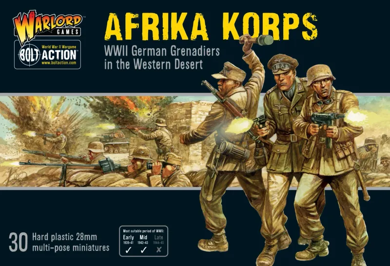 German Afrika Korps Infantry - Bolt action German Afrika Korps Infantry - Bolt action