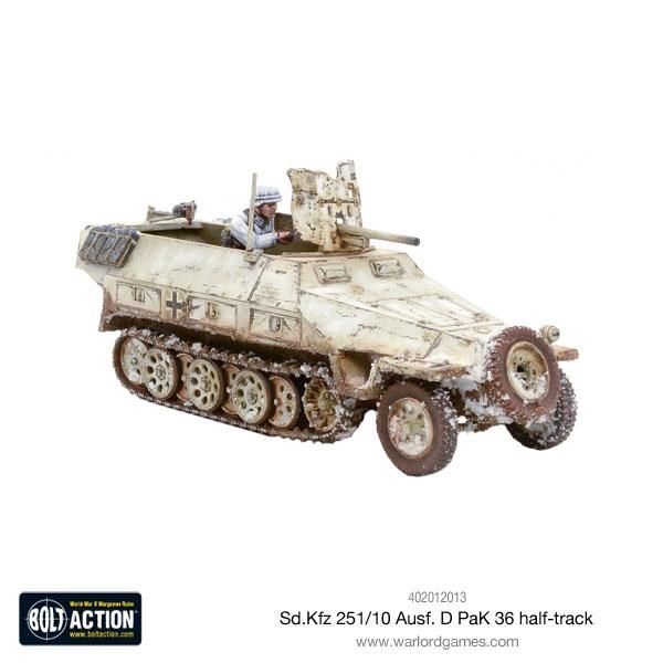 German Sd.Kfz 251/10 Ausf D Half Track (Pak 36 Plastic) German Sd.Kfz 251/10 Ausf D Half Track (Pak 36 Plastic)