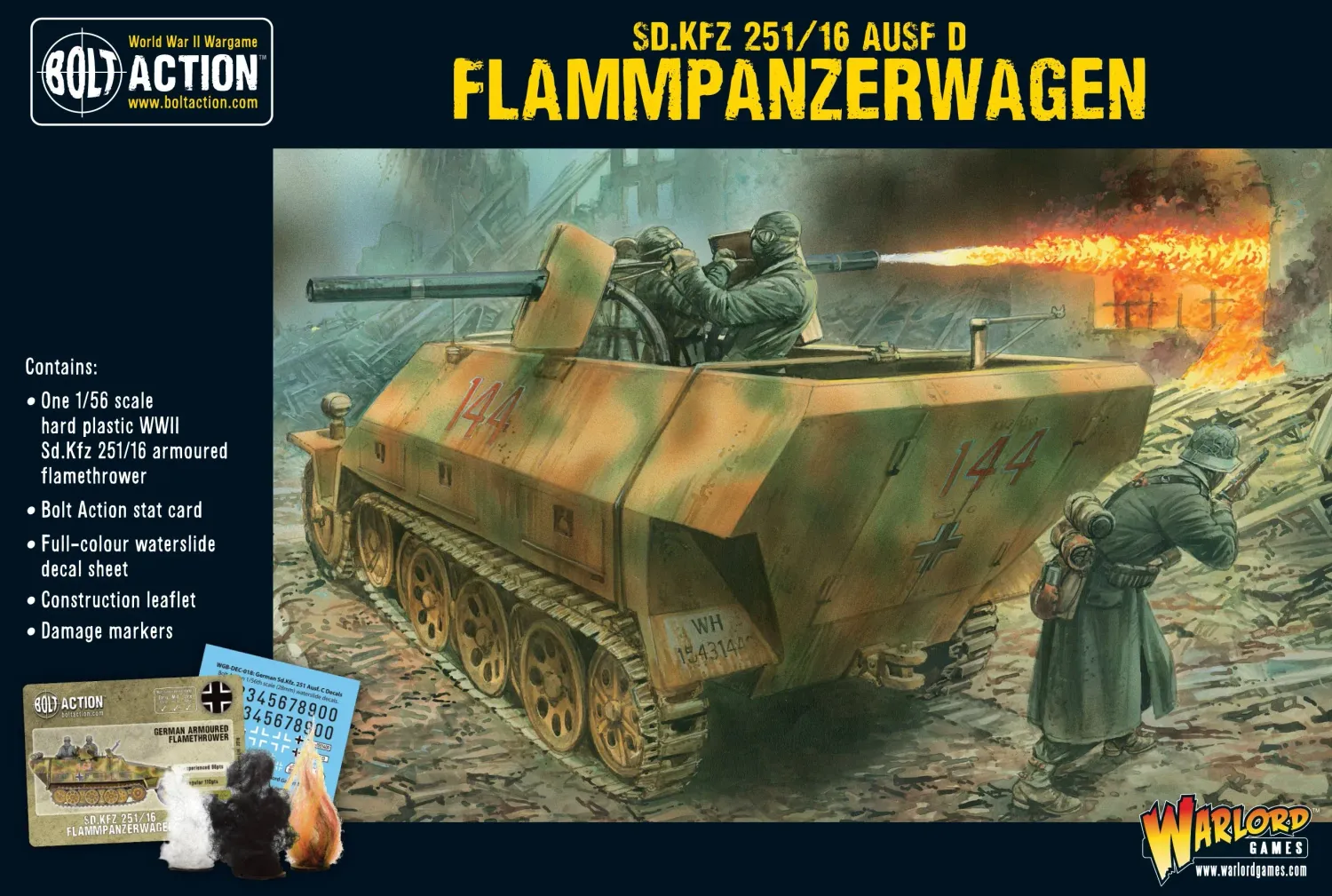 German Sd.Kfz 251/16 Ausf D Half Track"Flammpanzerwagen"