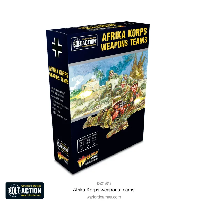 German Afrika Korps Weapons Teams German Afrika Korps Weapons Teams