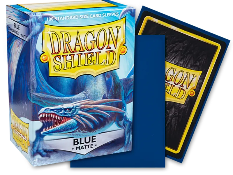 Dragon Shield Matte - Blue (100 Ct. In Box) Dragon Shield Matte - Blue (100 Ct. In Box)