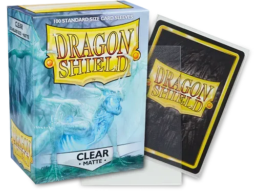 Dragon Shield Matte - Clear (100 Ct. In Box) Dragon Shield Matte - Clear (100 Ct. In Box)