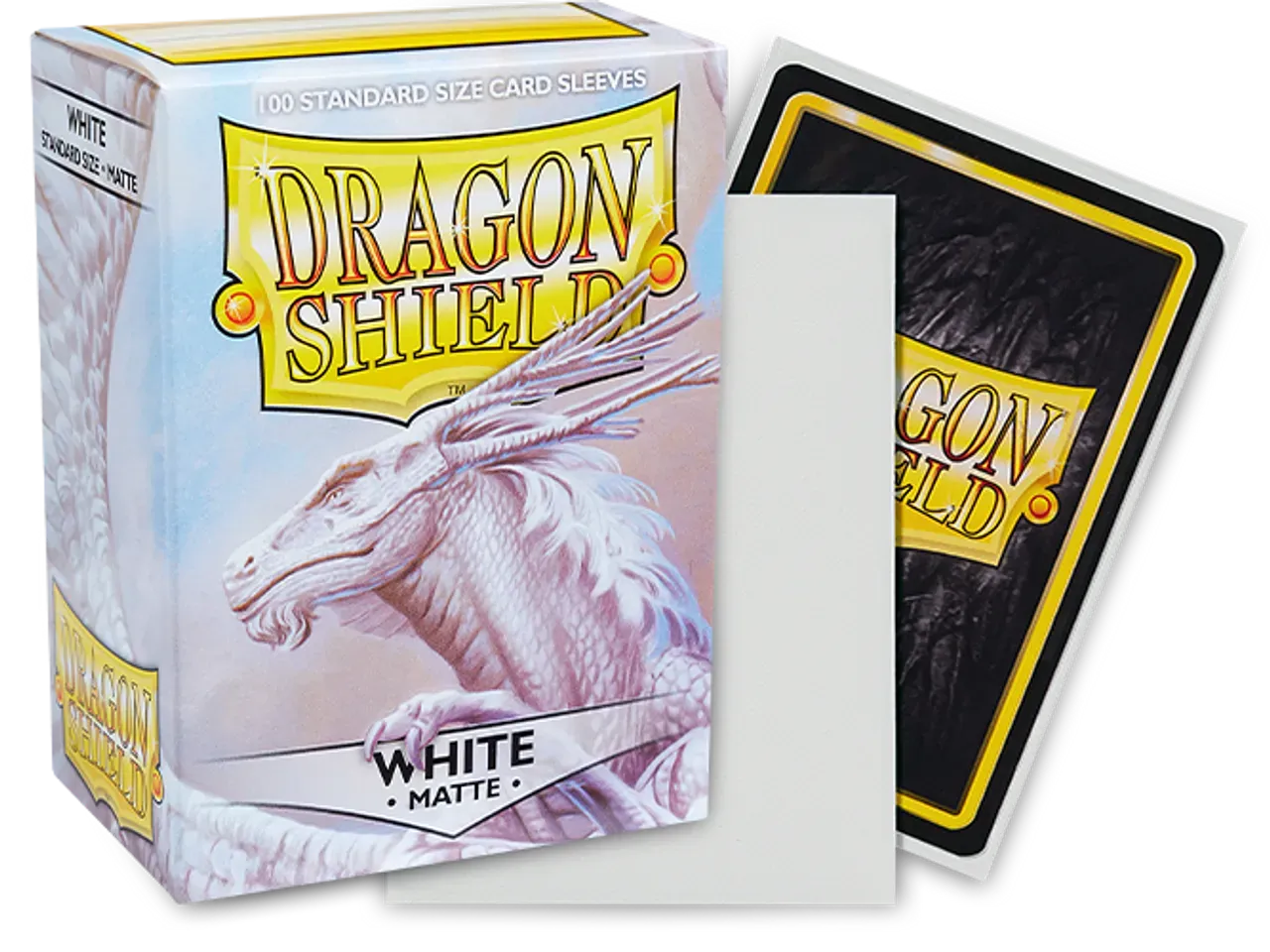 Dragon Shield Matte White (100 Ct.) In Box