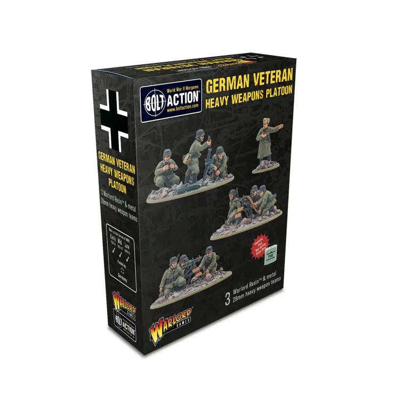 German Veterans Heavy Weapons Platoon - Bolt Action German Veterans Heavy Weapons Platoon - Bolt Action