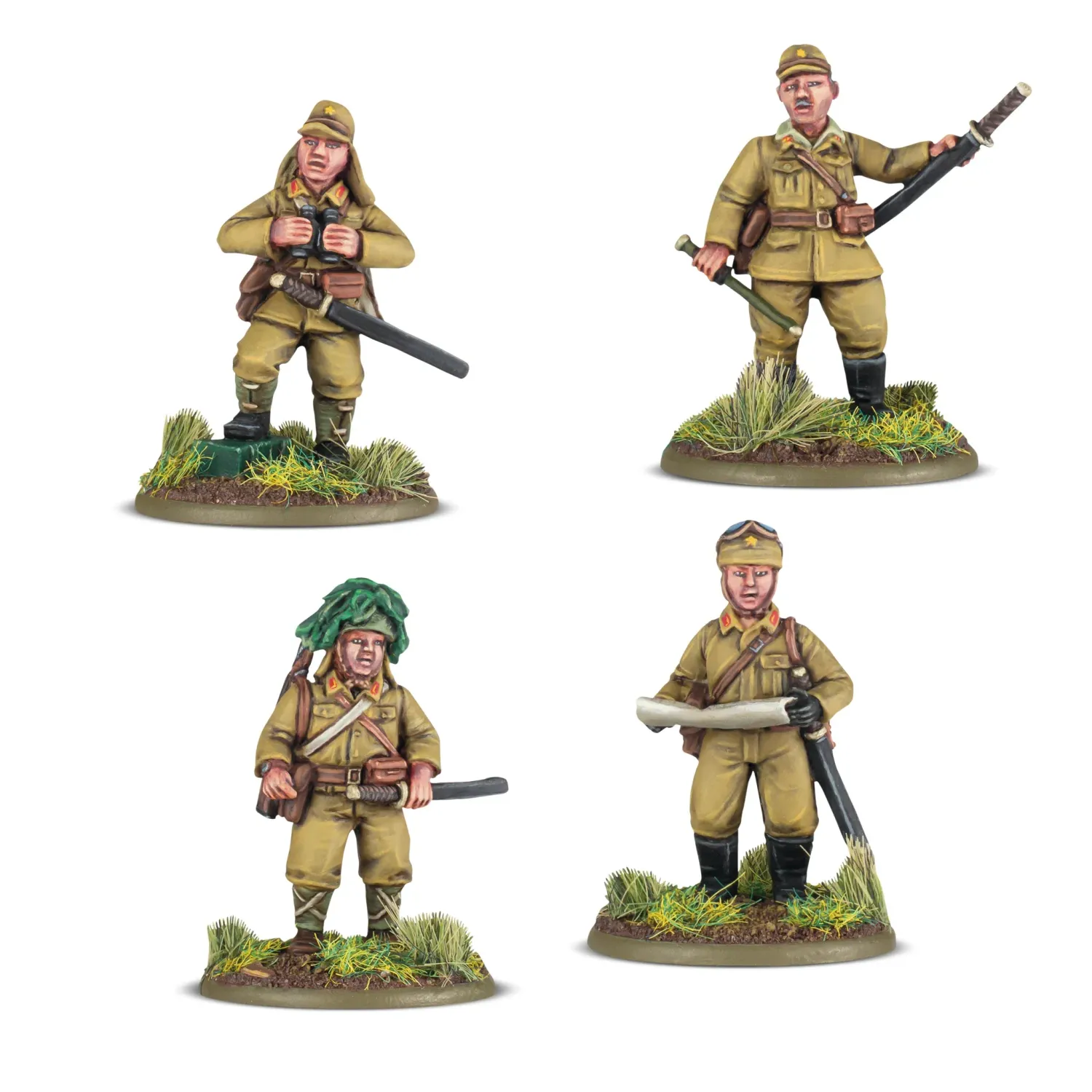 Japanese Platoon Commanders - Bolt Action