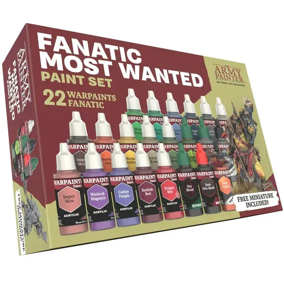 Warpaints Fanatic Most Wanted Set - Army Painter Warpaints Fanatic Most Wanted Set - Army Painter