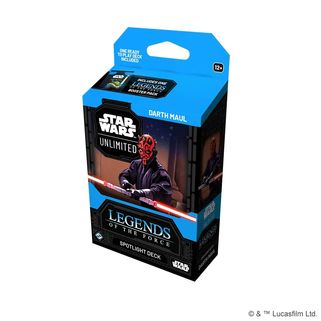 Star Wars: Unlimited Spotlight Deck - Darth Maul - Legends of the Force Display