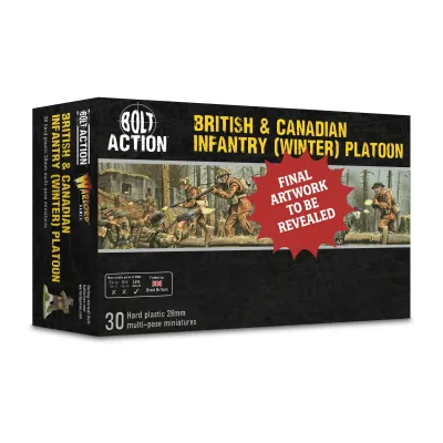 British & Canadian Infantry (Winter) Platoon Bolt Action