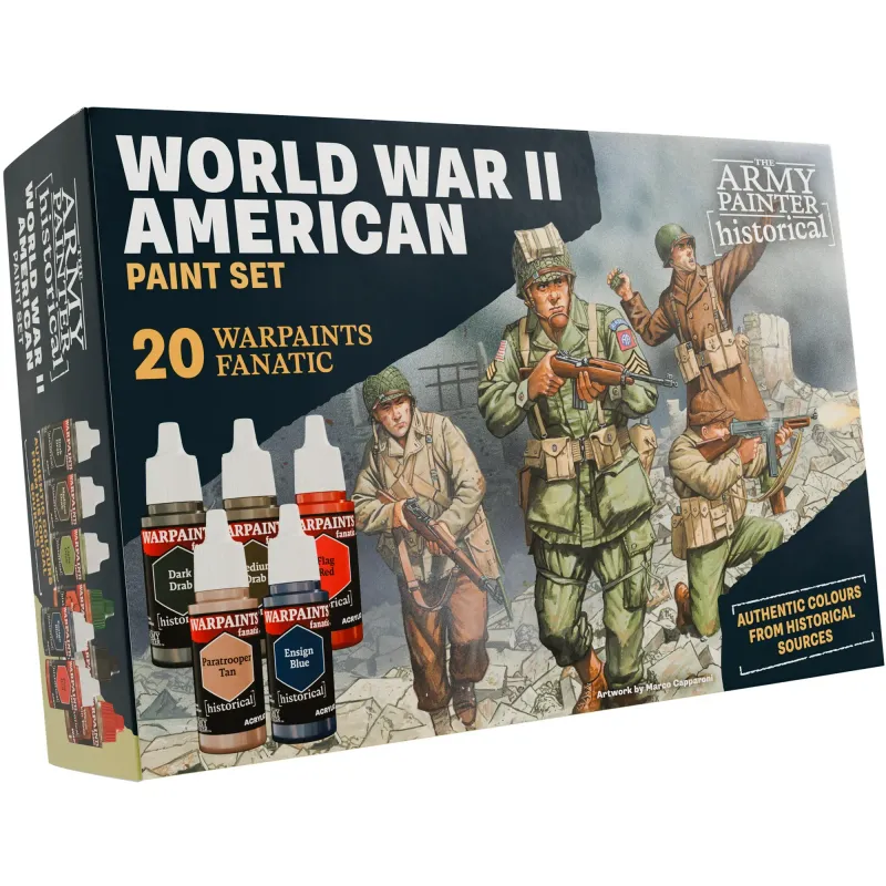 Warpaints Fanatic: WW2 American Paint Set Warpaints Fanatic: WW2 American Paint Set