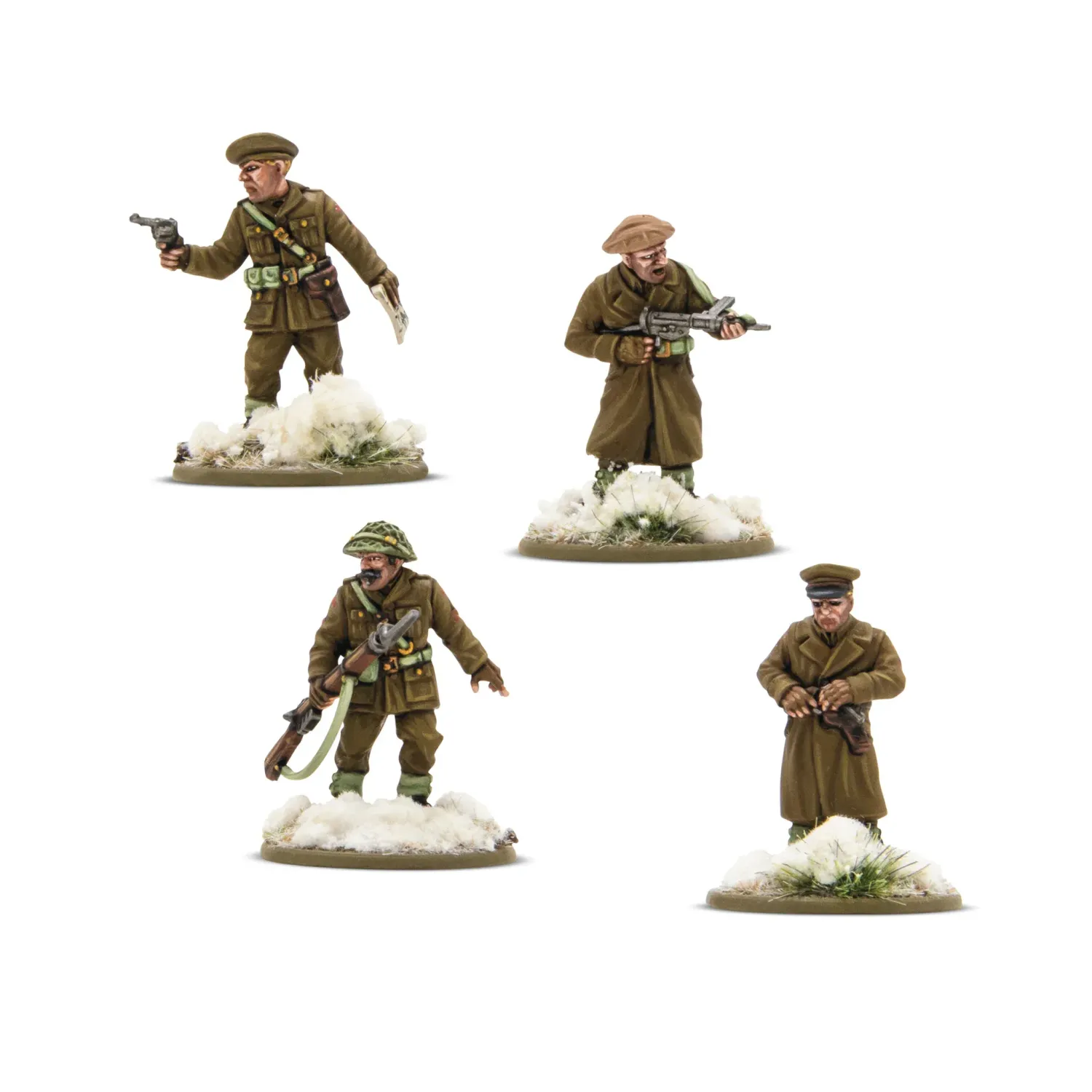 British & Canadian Infantry (Winter) Platoon Commanders Bolt Action