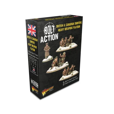 British & Canadian Infantry (Winter) Heavy Weapons Platoon Bolt Action