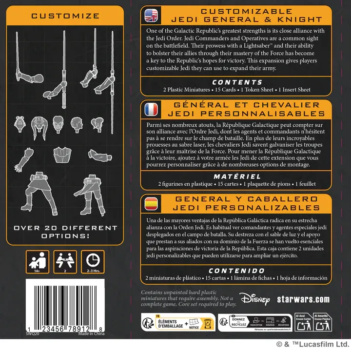 Star Wars Legion - Customisable Jedi & Knight