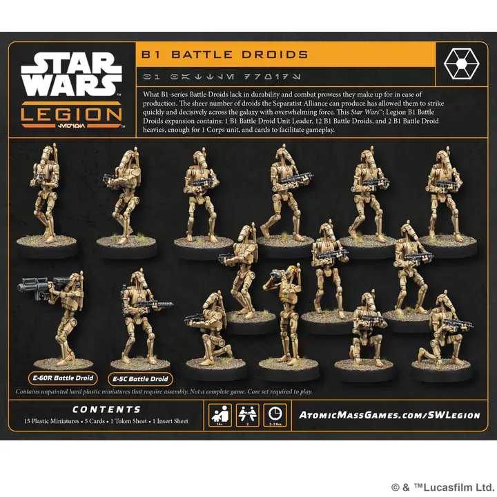 Star Wars Legion - B1 Battle Droids