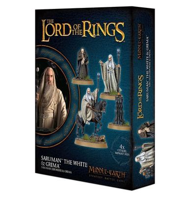 Middle Earth LOTR - Saruman The White & Grima