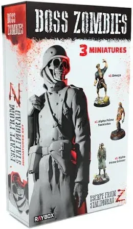 Boss Zombies Miniatures Set -Escape from Stalingrad Z