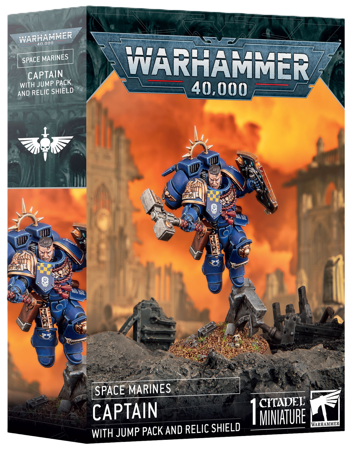 Space Marine: Captain With Jump Pack & Relic Shield
