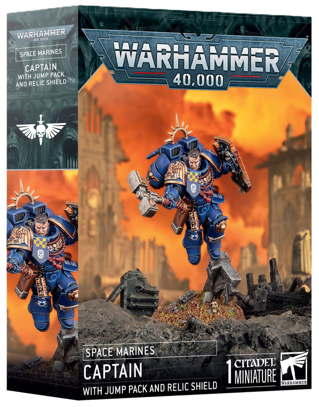 Space Marine: Captain With Jump Pack & Relic Shield