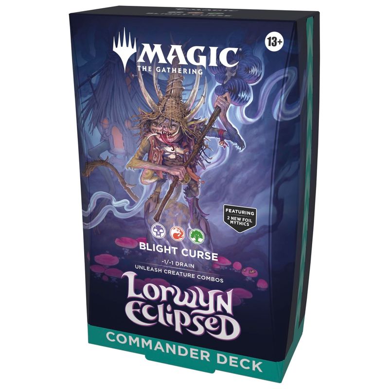 MTG: Lorwyn Eclipsed Commander Deck Blight Curse MTG: Lorwyn Eclipsed Commander Deck Blight Curse