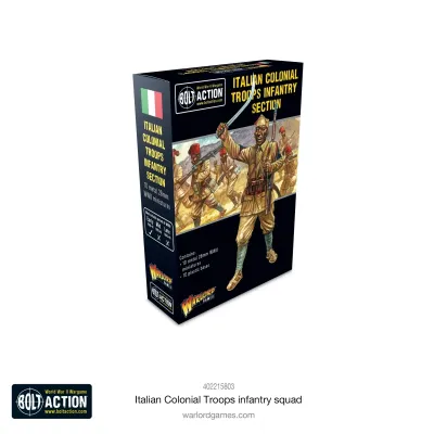 Italian Colonial Troops Infantry Squad - Warlord Games Bolt Action