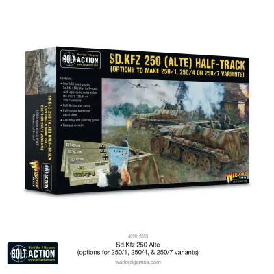 German Sd.Kfz 250 Alte (Options For 250/1, 250/9 & 250/11) - Bolt Action