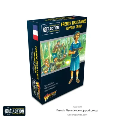 French Resistance Support Group - Warlord Games Bolt Action