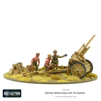 Afrika Korps Lefh 18 10.5Cm Medium Artillery