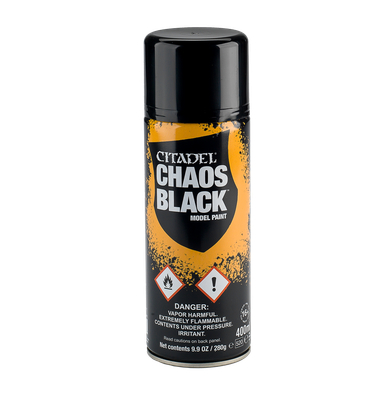 Chaos Black - Citadel Paints - Spray 400 ml (280g)