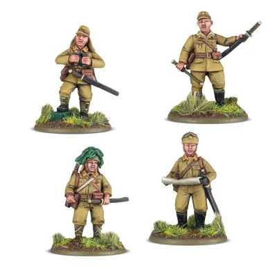 Japanese Platoon Commanders - Bolt Action Japanese Platoon Commanders - Bolt Action