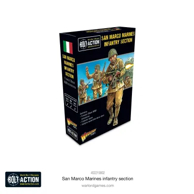 San Marco Marines Infantry Section - Warlord Games Bolt Action