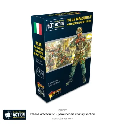 Italian Paracadutisti Paratrooper Infantry Section - Warlord Games Bolt Action