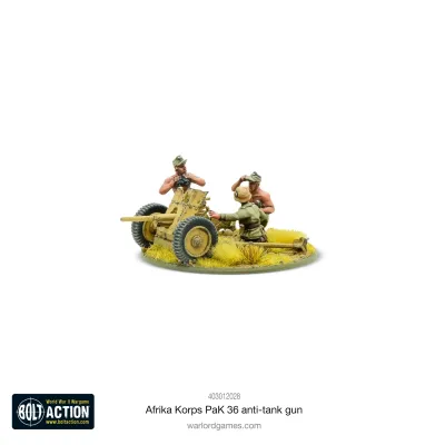 Afrika Korps Pak 36 light anti-tank gun - Bolt Action - Warlord Games