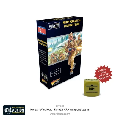 Korean War North Korean KPA Weapons Teams  - Warlord Games Bolt Action
